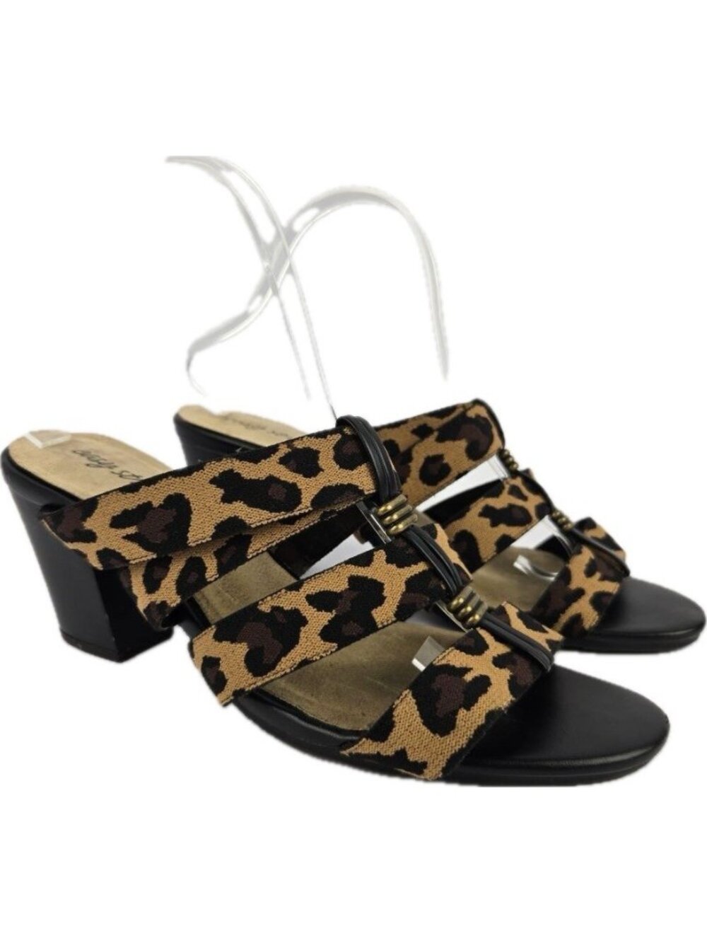 EASY STREET Women's Block Heel Sandal Heeled, Size: 9.5